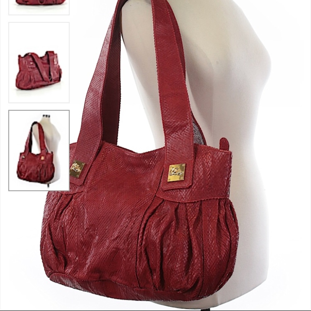 Jenrigo Italian Snake Skin Tote Bag